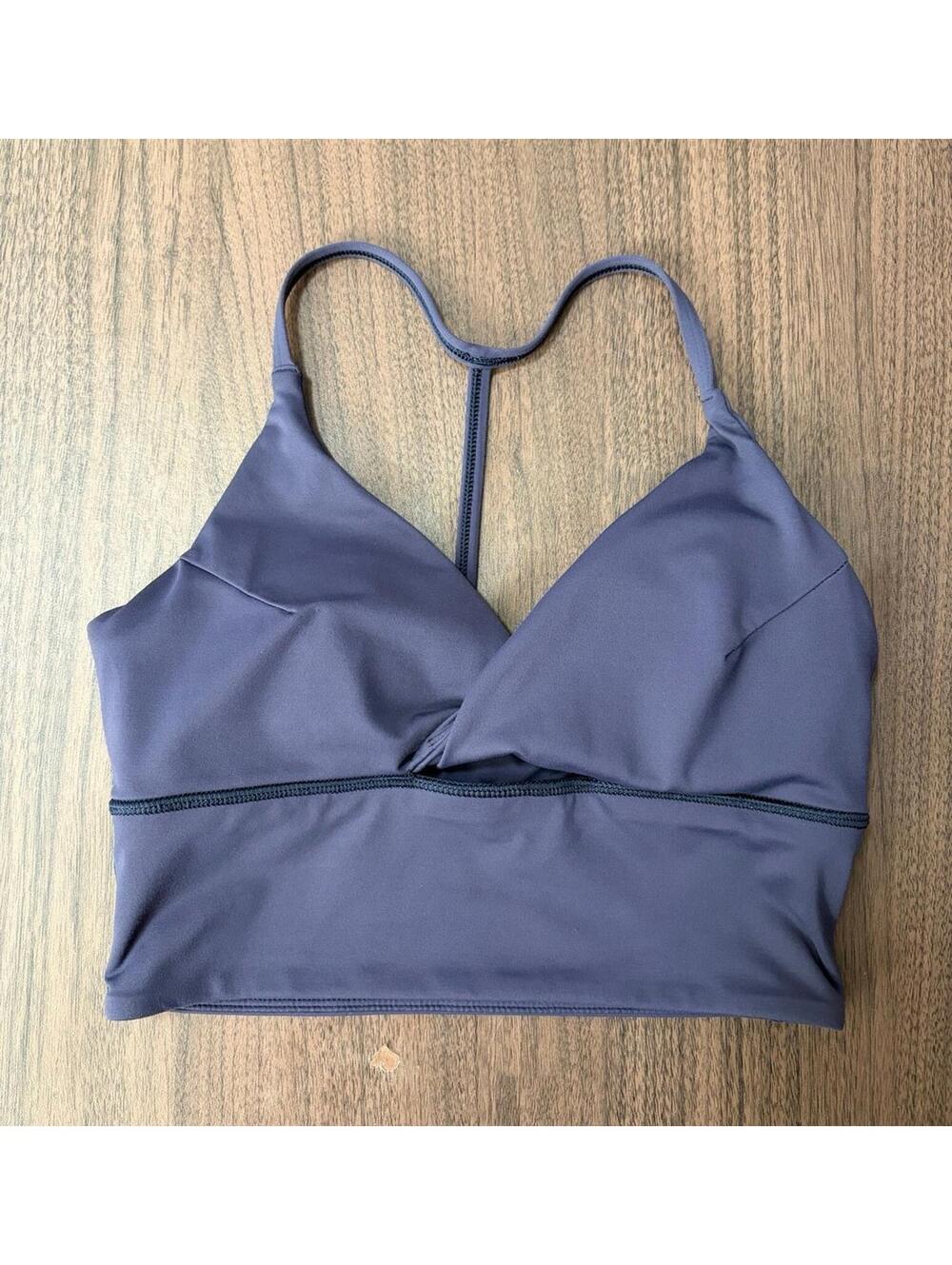 Lululemon twist bra long line in a purple shade - Womens size 6